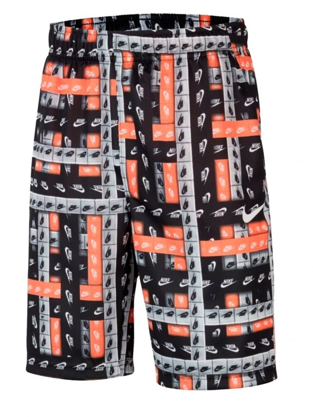 NWOT! Boys Nike Dri-Fit CU9124-811 Nike Print Logo Shorts Athletic Sports Sz XL